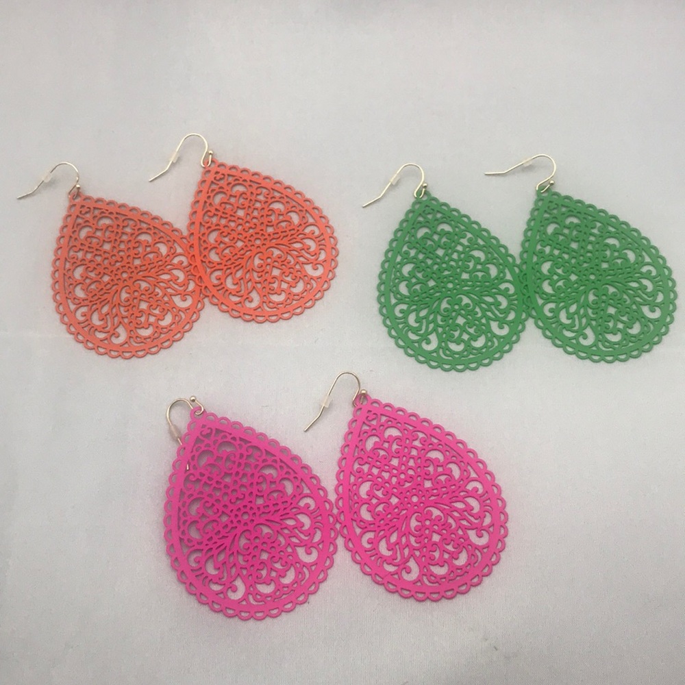 Metal earrings